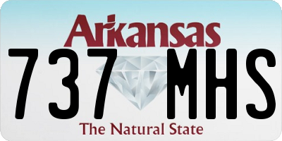 AR license plate 737MHS