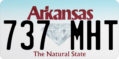 AR license plate 737MHT