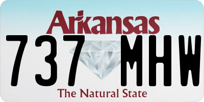 AR license plate 737MHW