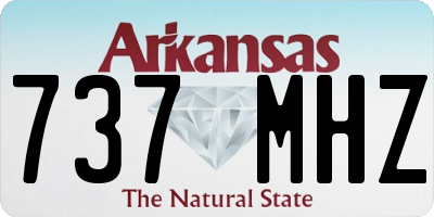 AR license plate 737MHZ