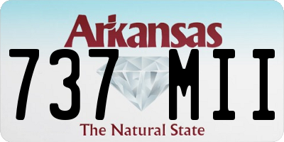 AR license plate 737MII