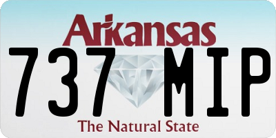 AR license plate 737MIP