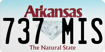 AR license plate 737MIS