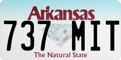 AR license plate 737MIT