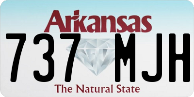 AR license plate 737MJH