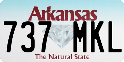 AR license plate 737MKL