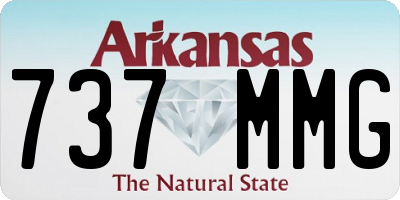 AR license plate 737MMG