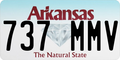 AR license plate 737MMV