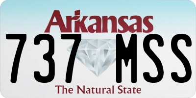 AR license plate 737MSS