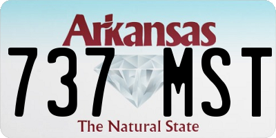 AR license plate 737MST