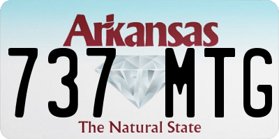 AR license plate 737MTG