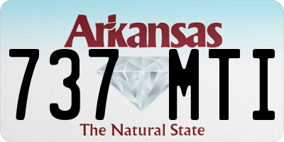 AR license plate 737MTI