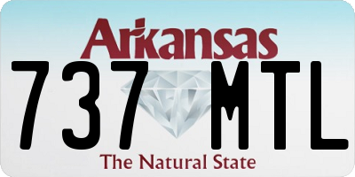 AR license plate 737MTL