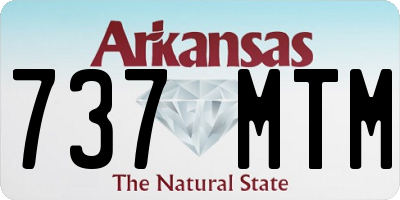 AR license plate 737MTM