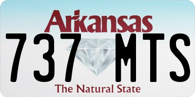 AR license plate 737MTS