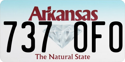 AR license plate 737OFO
