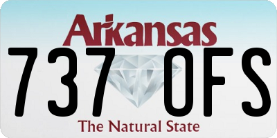 AR license plate 737OFS