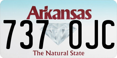 AR license plate 737OJC