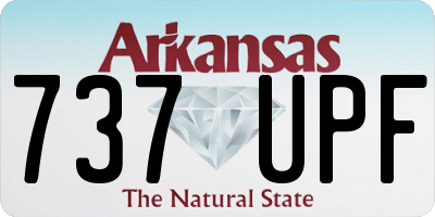 AR license plate 737UPF