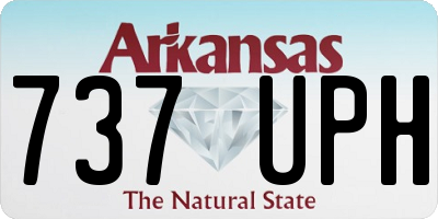 AR license plate 737UPH