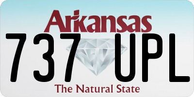 AR license plate 737UPL