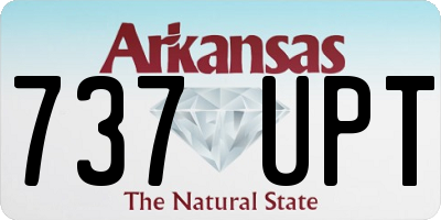 AR license plate 737UPT