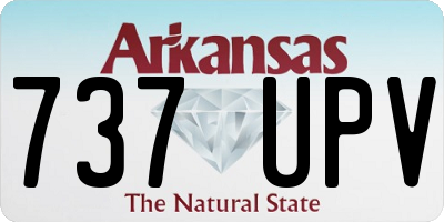AR license plate 737UPV