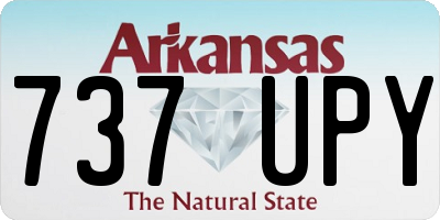 AR license plate 737UPY