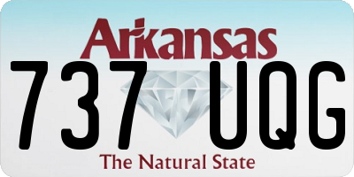 AR license plate 737UQG