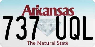 AR license plate 737UQL
