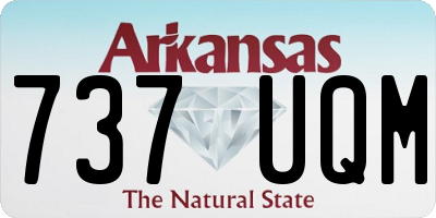 AR license plate 737UQM
