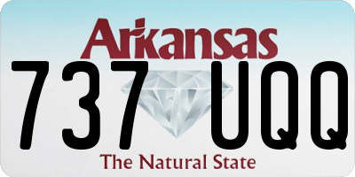 AR license plate 737UQQ
