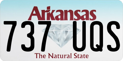AR license plate 737UQS