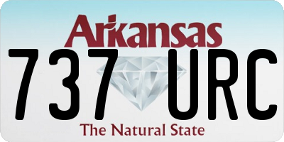 AR license plate 737URC