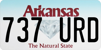 AR license plate 737URD