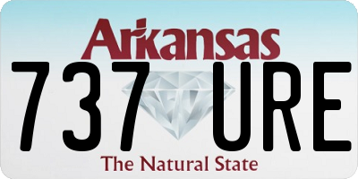 AR license plate 737URE