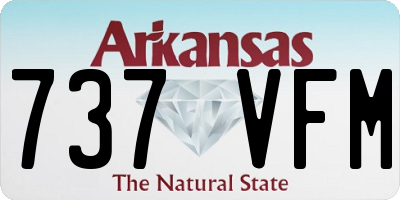 AR license plate 737VFM