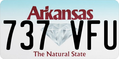 AR license plate 737VFU