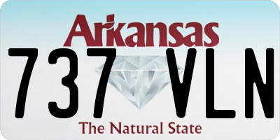 AR license plate 737VLN