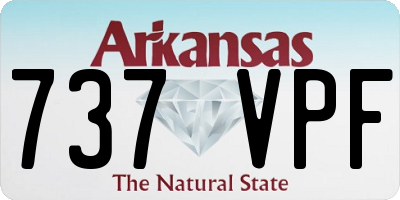 AR license plate 737VPF