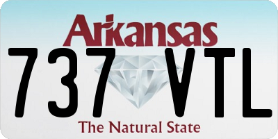 AR license plate 737VTL
