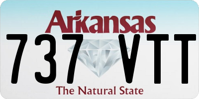 AR license plate 737VTT