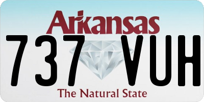 AR license plate 737VUH
