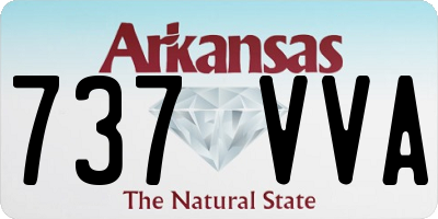 AR license plate 737VVA
