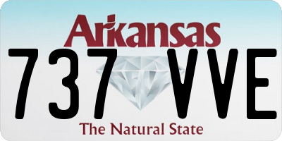 AR license plate 737VVE