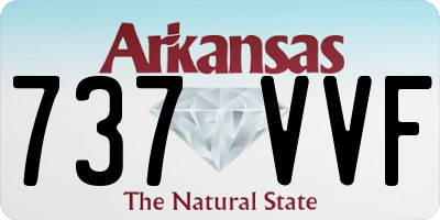 AR license plate 737VVF