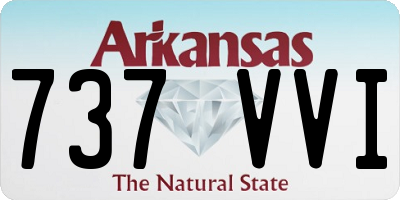 AR license plate 737VVI