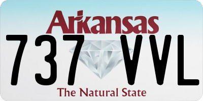 AR license plate 737VVL