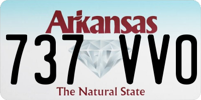AR license plate 737VVO