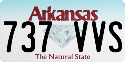 AR license plate 737VVS